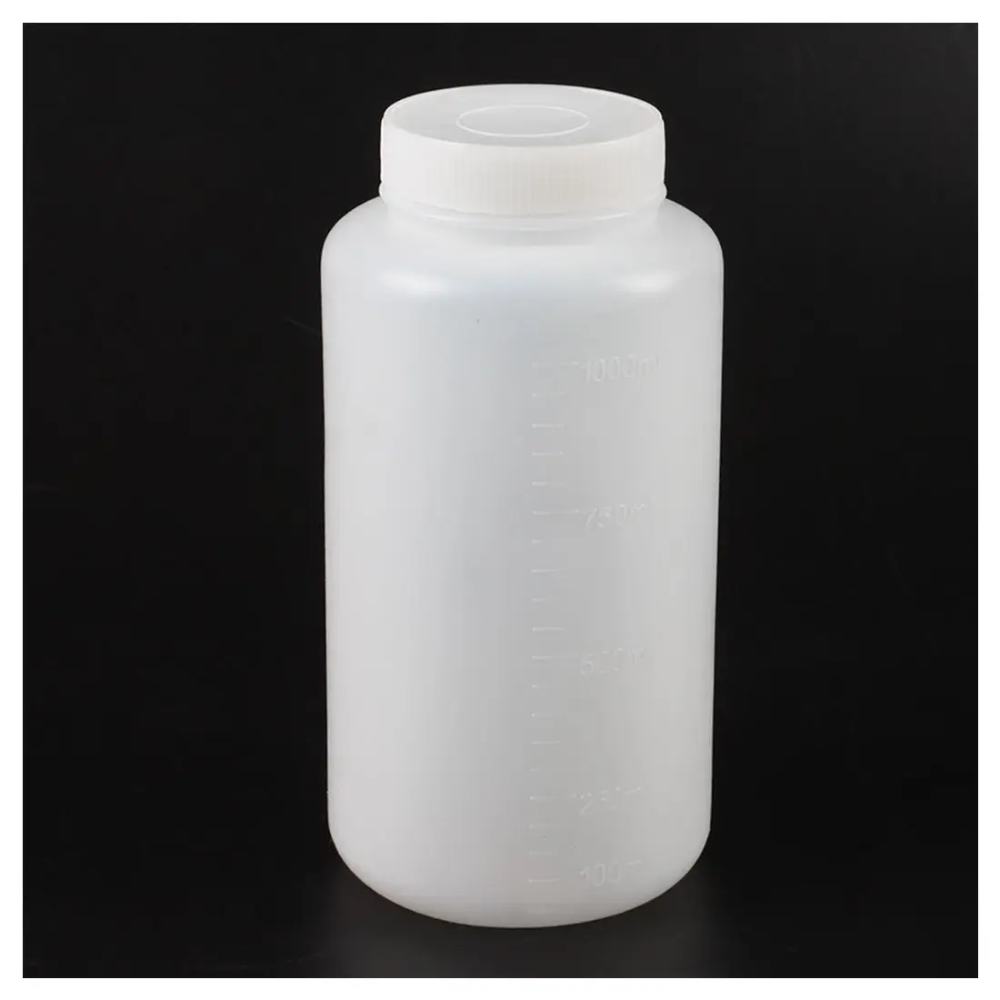1000 мл Clear белый лаборатории двойной Кепки герметичные Пластик Widemouth бутылка