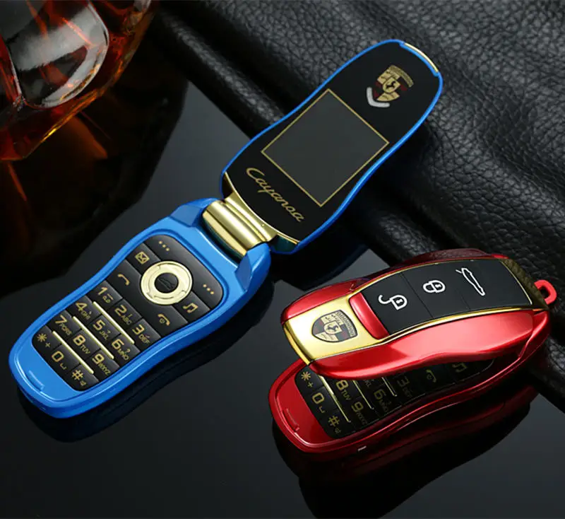  Newmind F15 plus Mini Car Key Shape Student Flip Mobile Phone Childrend's Toy Dual Sim Russian Hebr