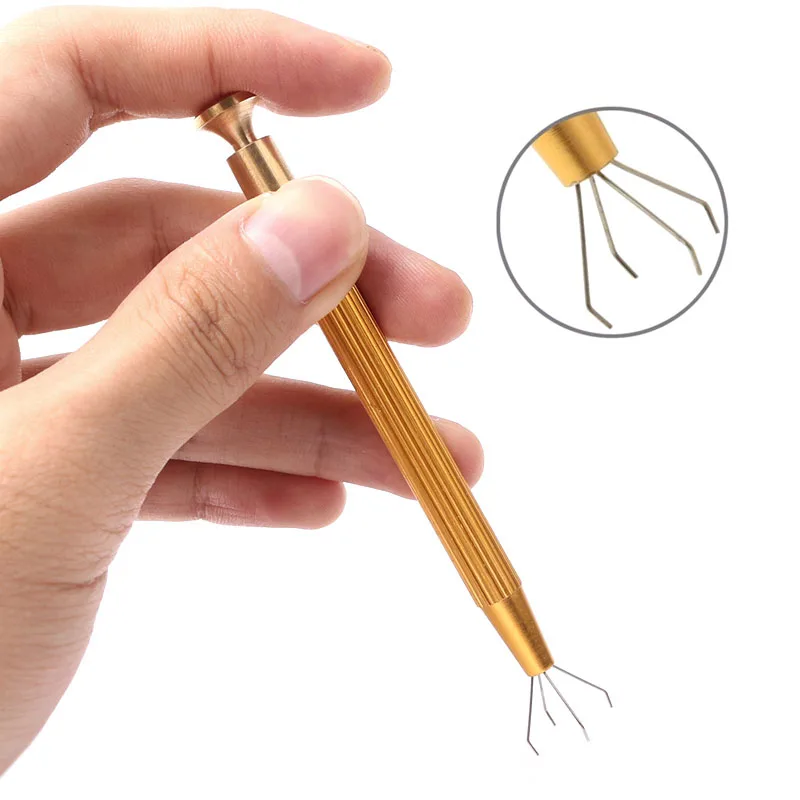 Jakemy JM-T8-11 Metal Grabber Powerful Four Claw Paws Parts IC Chip Grabber Maintenance Tool Pick Up Tools Gripping Device Jakemy JM-T8-11 Metal Grabber Powerful Four Claw Paws Parts IC Chip Grabber Maintenance Tool Pick Up Tools Gripping Device