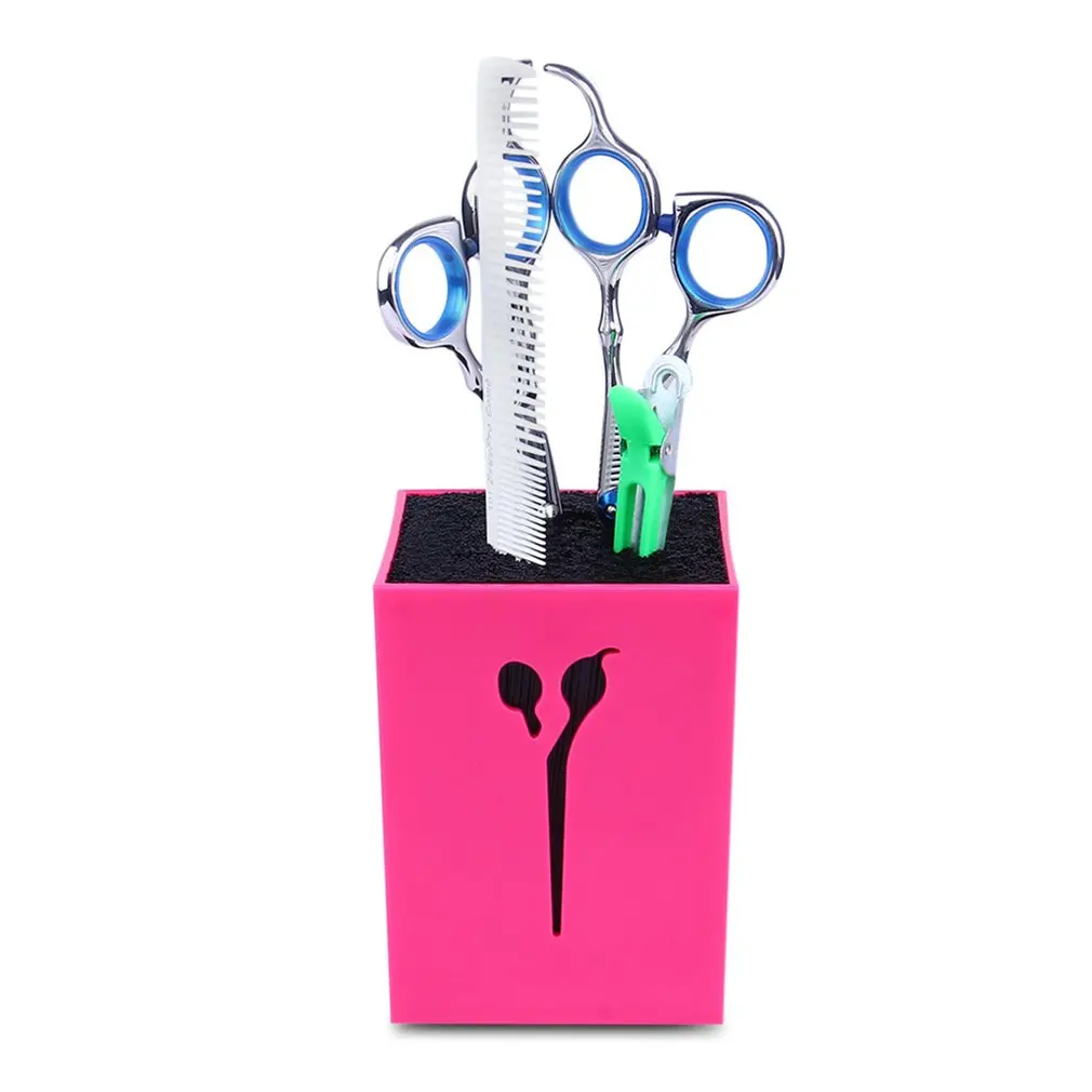 Professional Hairdressing Scissors Holder Stand Case Salon Hairdresser