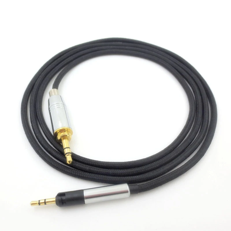 1 2m 2m Replacement Cable for Sennheiser HD598 HD558 HD518 HD598se Headphone Earphone Headset 3 5mm 6 35mm To 2 5mm Audio Cables