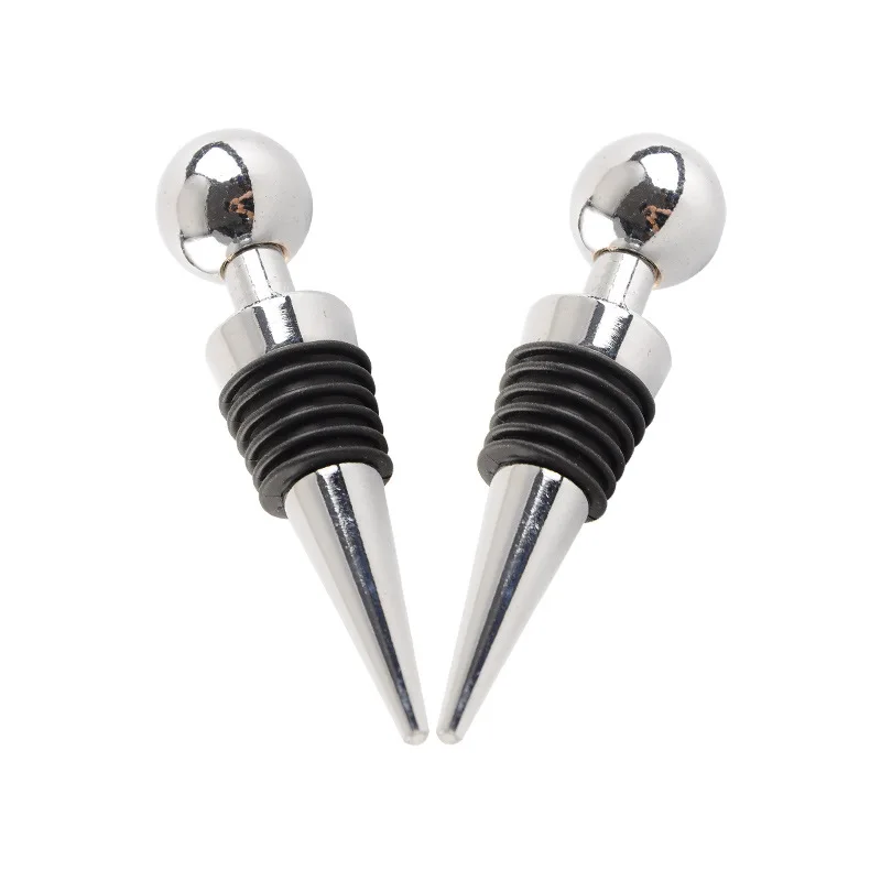 

OLOEY Household Wine Stopper Stainless Steel Bottle Stoppers Silica Wine Accessories Kitche Gadget Cap Plug Reusable Sealed Tool