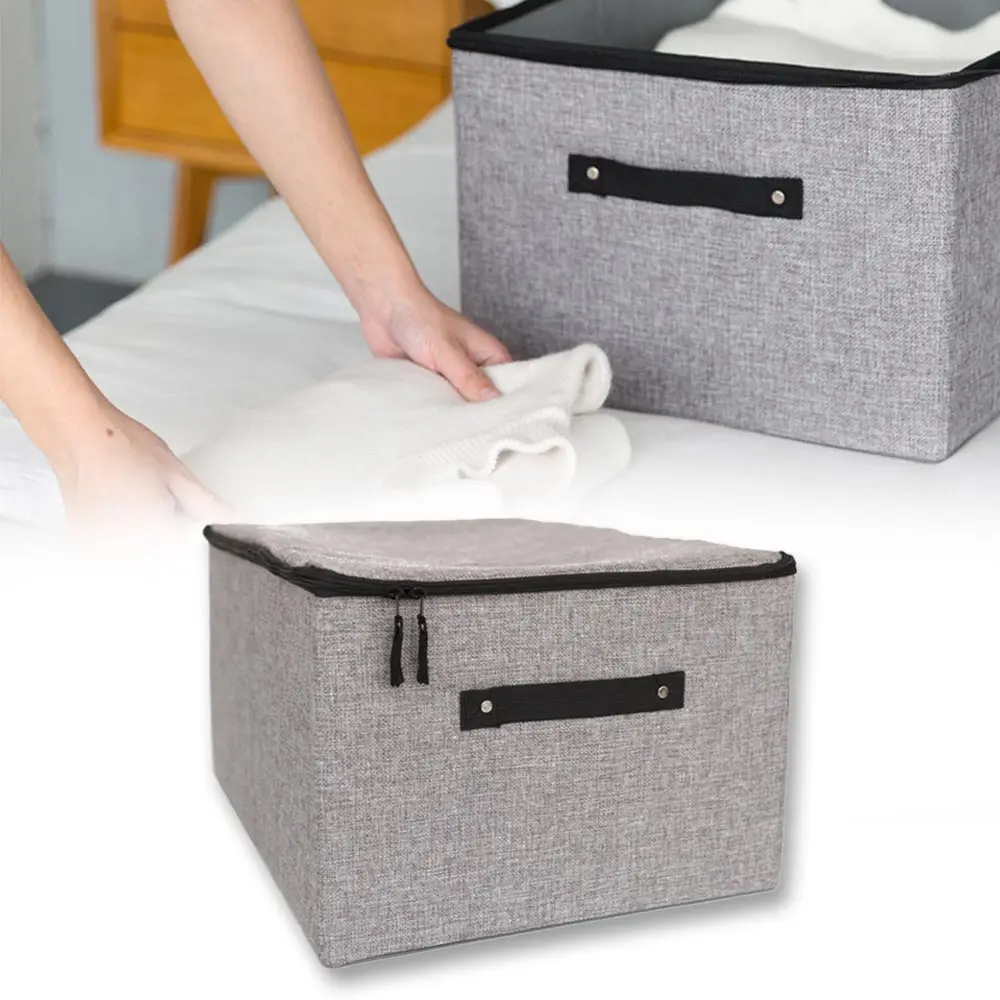 Washable Nonwoven Storage Box Foldable Underwear Bra Socks Container Drawer Organizer Sundries Cothes Home Storage Quilt Saver