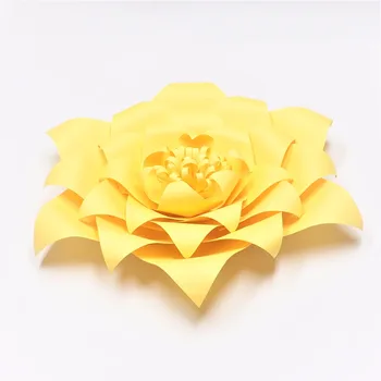 

Yellow 1 piece Giant Paper Flowers Nursery Wall Decor Wedding Party Decor Bridal Shower Baby Photo Backdrop Large Flowers