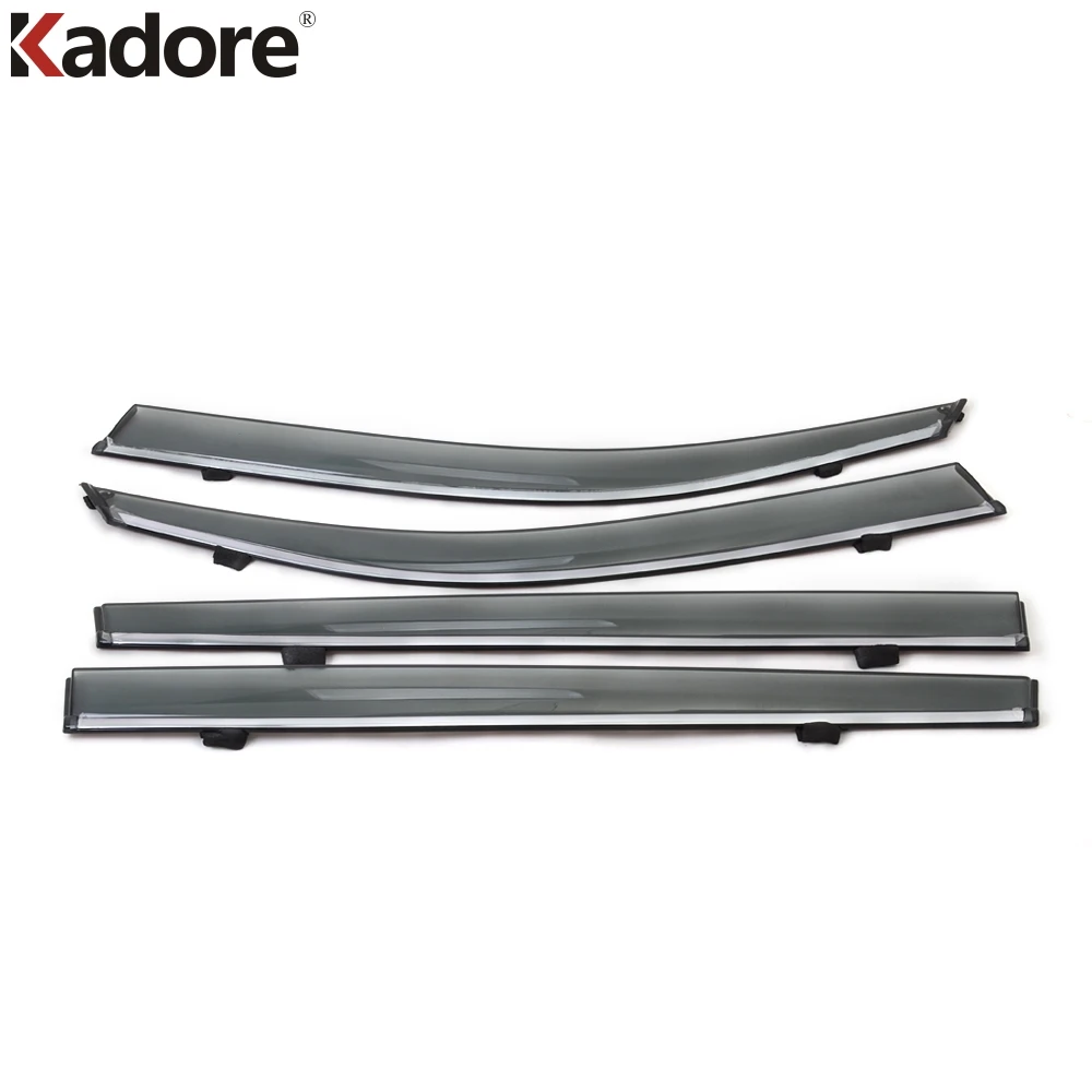 Window Deflector For Volkswagen VW Atlas Teramont 2017 2018 Plastic