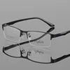 BCLEAR Fashion ultra-light tr legs glasses frame men's metal half frame myopia presbyopia prescription semi-rimless glasses ► Photo 2/5