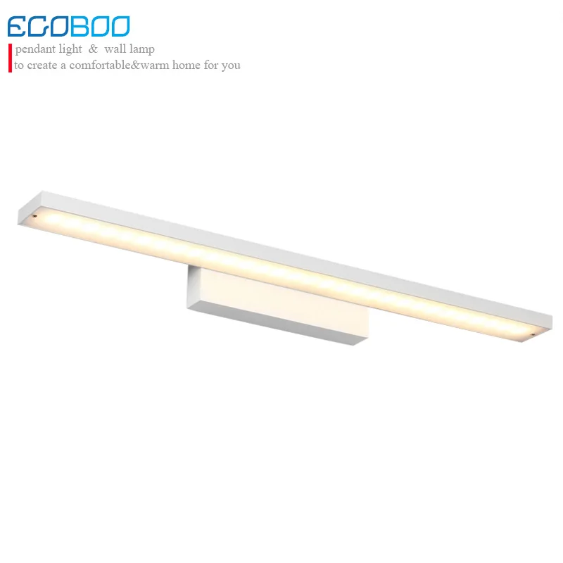 EGOBOO 8w 40cm long white Aluminum bathroom linear LED mirror lighting lamps  home indoor lumination light