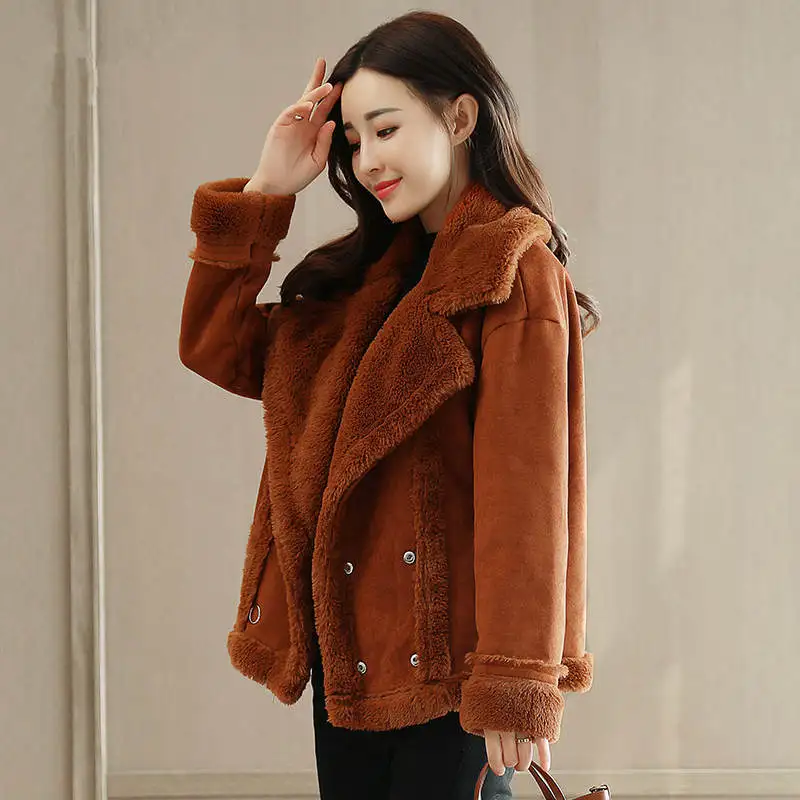 Buy Lambs Wool Jacket Women Parkas New Thicken Cotton