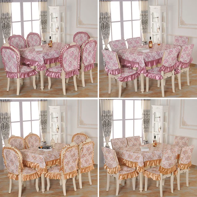 seat cover cushion package european table chair cover fabric anti