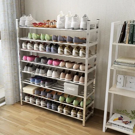

Shoe Cabinets Home Furniture Stainless steel shoes organizers shoes rack shoe storage chaussure rangement schoenen rek quality