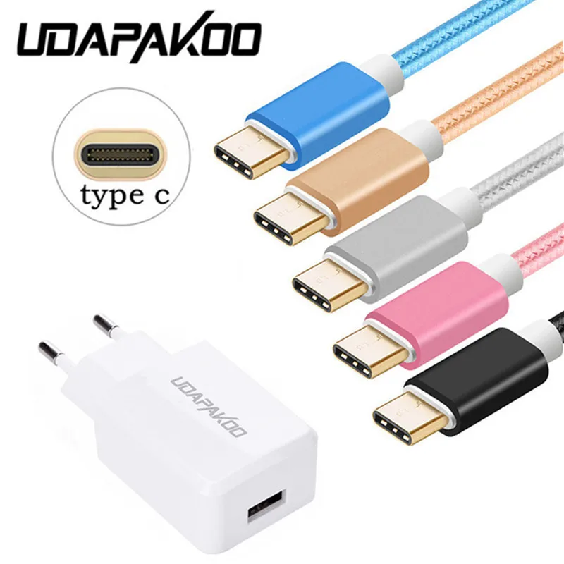 

Travel EU Plug Fast Charger Adapter 1M Quick charge USB Type C cords For Samsung Galaxy S9 Note 9 A5 2017 Axon 7 mini Pixel 2 XL
