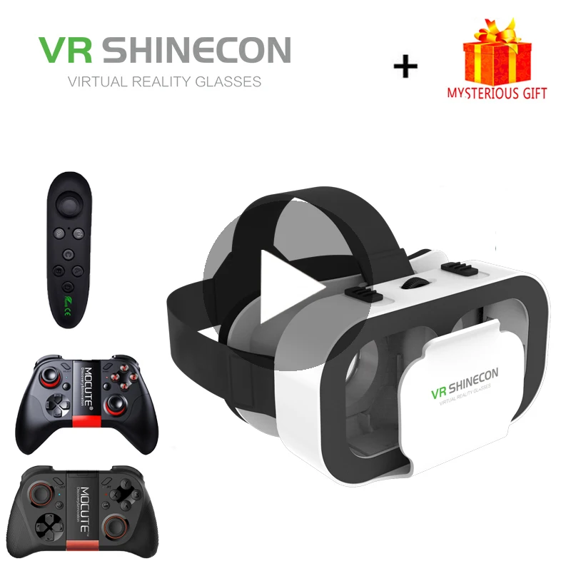 VR Shinecon G05A Helmet 3D Glasses Virtual Reality For iPhone Android Smartphone Smart Phone Goggles Casque Len Gaming Lunette