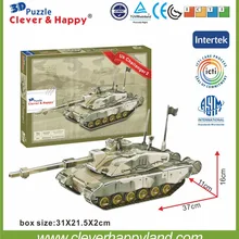 Дизайн 3d танк головоломка бумага для моделирования UK Challenger 2