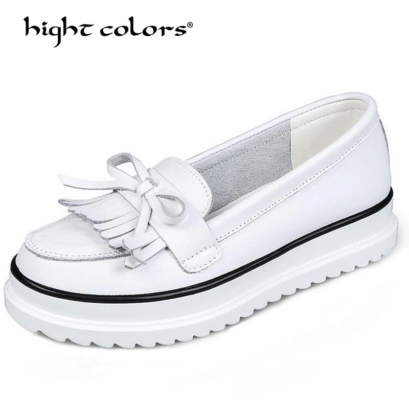 white ballerina flats