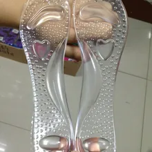 Средство для ухода за ногами прозрачные 3/4 силиконовые гелевые ортопедические стельки для плоскостопия супинатор стельки высокие каблуки ортопедические вставки для обуви