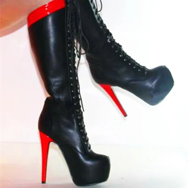 US $92.0 |SHOFOO shoes.Simple fashion free shipping,black leather, 14.5 cm high heel boots, knee high boots. SIZE:34 45 in Knee High Boots from Shoes US $92.0 |SHOFOO shoes.Simple fashion free shipping,black leather, 14.5 cm high heel boots, knee high boots. SIZE:34 45 in Knee High Boots from Shoes