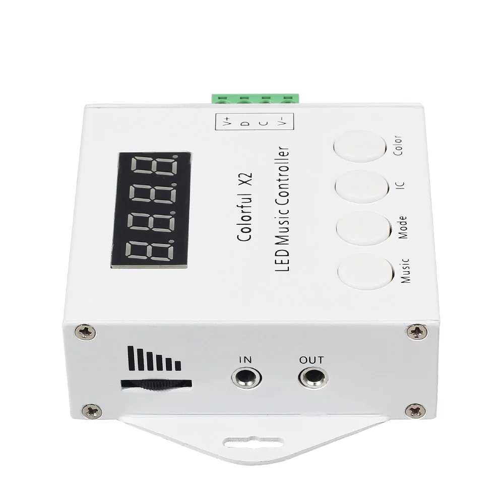Светодиодная лента WS2812B цветная светодиодная музыкальная X2 с пультом ДУ RF Touch