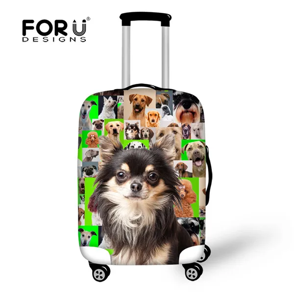 CA5275S FORUDESIGNS/Милые Животные Ротвейлер принты спандекс багаж защитный чехол водонепроницаемый дождевик для 18-30 дюймов костюм чехол Чехол - Цвет: CA5275S