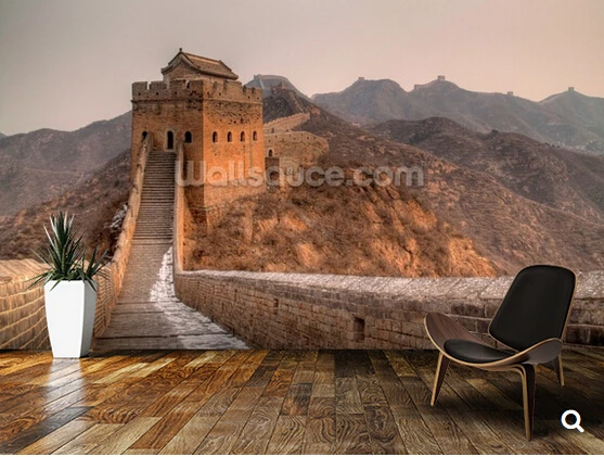 Papel Pintado De Estilo Chino Personalizado Gran Pared De China