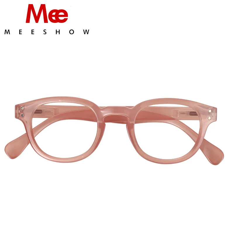 

2019 Brand Reading Glasses spring new Pink Retro Europe style Men women readering glasses with flex French concept 1513