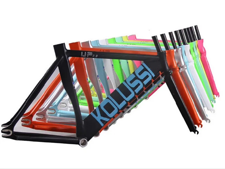 700c 48cm 52cm Multicolor Aluminum alloy Fixie Frame And Fork Fixed