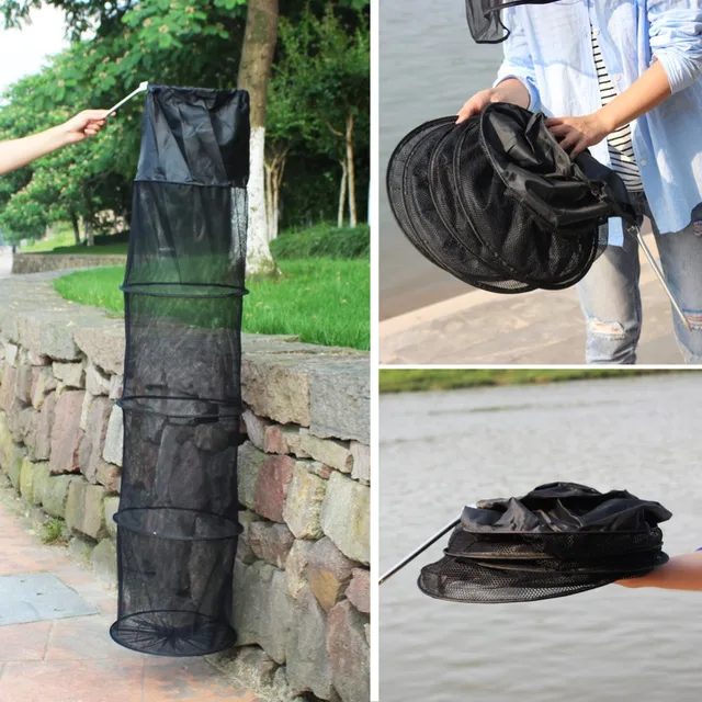 Super Strong 5-Layers Fishing Net PE Material Black Color Drive-In Net Monofilament Small Mesh Fish Net 6