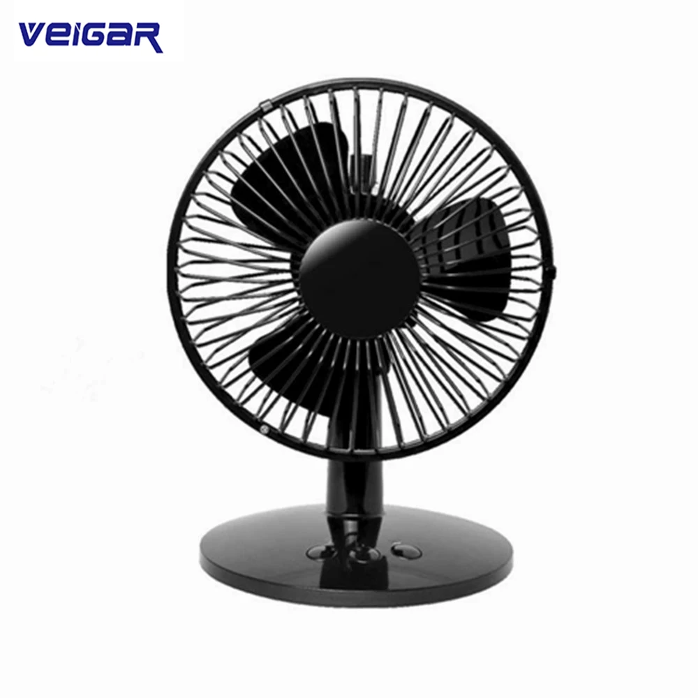 

Newest Rotatable Metal Oscillating Table Fan Personal Desk Fan 2 Colors Computer Laptop Super Mute Cooler Air Cooling USB Fan