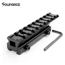 Удлинитель рейку 11 мм до 20 мм ласточкин хвост в Weaver Rail съемный Базовый адаптер прицела крепление конвертер для прицелов страйкбол пистолеты