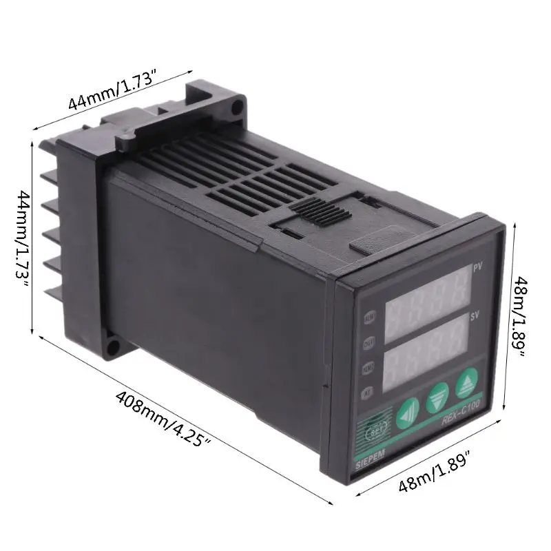 PID цифровой регулятор температуры REX-C100 0 до 400 градусов к Тип вход SSR выход