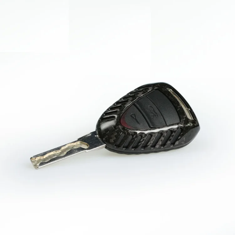 Чехол для ключей из углеродного волокна для Porsche 911 997 Cayman Boxster 987 2005-2008