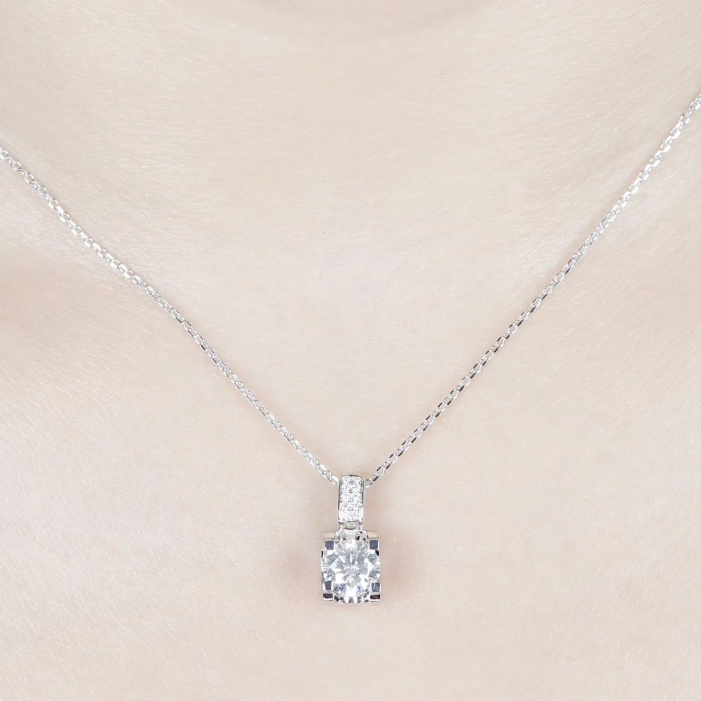 moissanite pendant necklace silver (6)