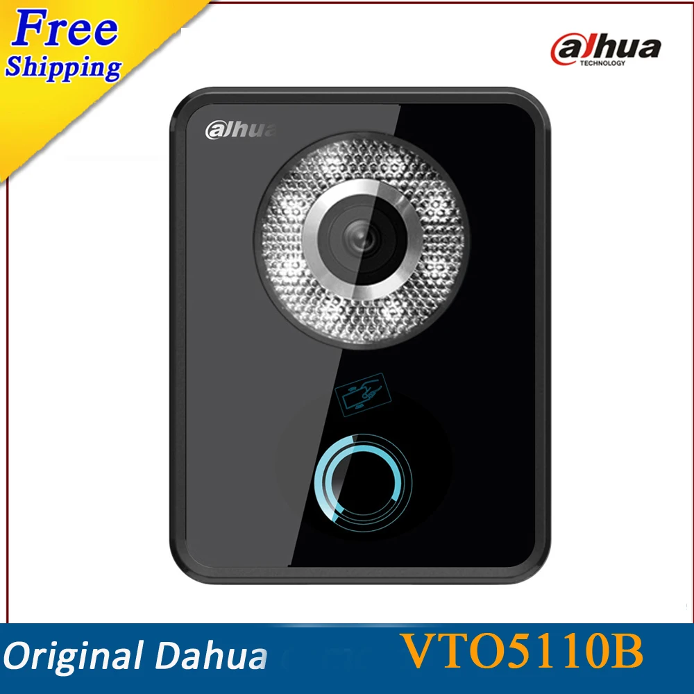 

English Version Dahua Villa Outdoor Station VTO5110B 1.3MP COMS Camera Support unlock remote Doorbell camera without Logo