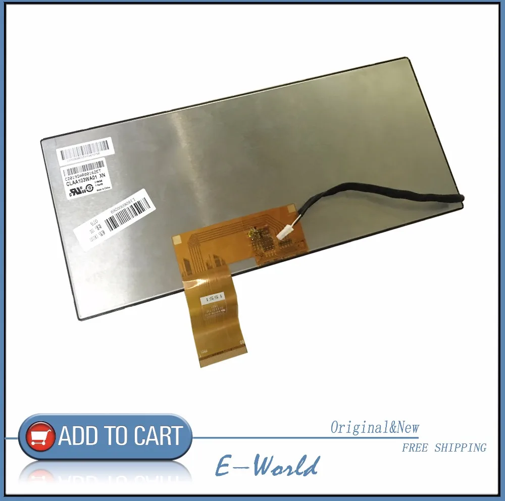 

Original 10.3inch LCD screen CLAA103WA01 XN for BMWw 5-series navigation LCD screen free shipping