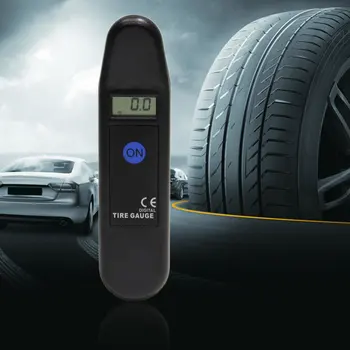 

Digital LCD Display Accuracy Wheel Tire Air Pressure Gauge Tyre Tester Vehicle Motorcycle Car 5-150 PSI/KPA/BAR/KG/CM2 Detector