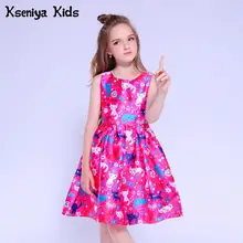 Kseniya Kids/Вечерние платья для девочек на свадьбу, одежда для маленьких девочек, детские вечерние платья, платья на выпускной для девушек 10, 12, 13 лет