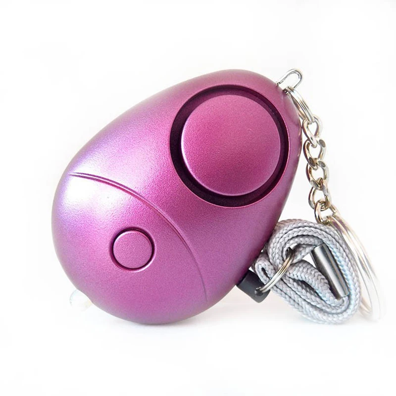 Self Defense Alarm 120dB Egg Shape Girl Women Security Protect Alert Personal Safety Scream Loud Keychain Emergency Alar