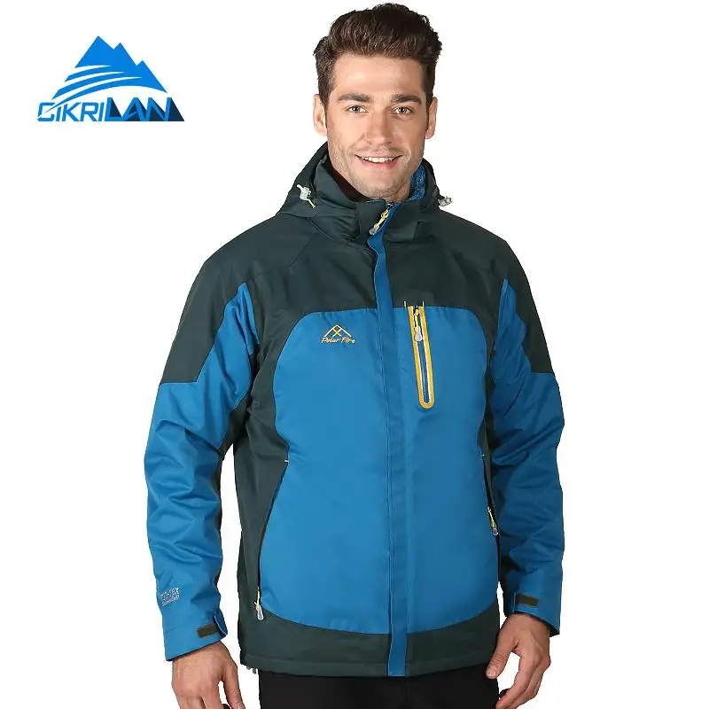 Мужская 3в1 зимняя походная куртка для кемпинга, мужская спортивная куртка, водонепроницаемая ковбойская куртка для рыбалки, катания на лыжах, ветровка Hombre Veste Homme