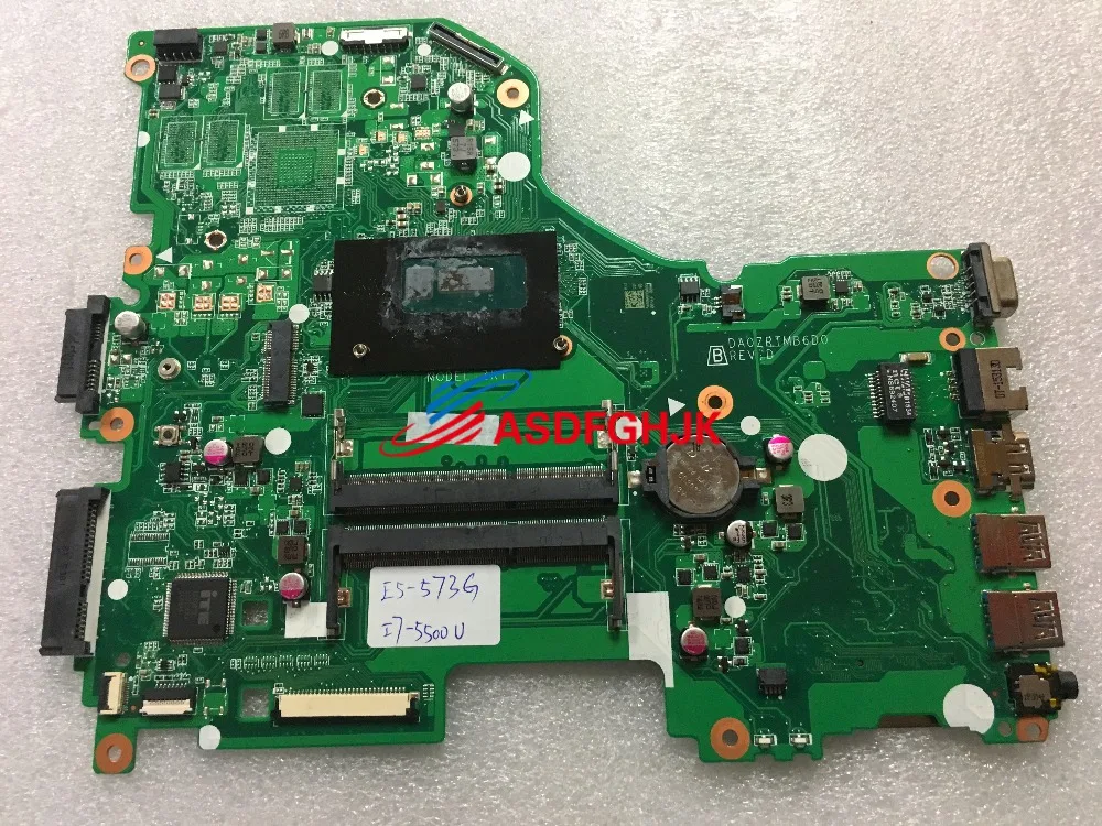 DA0ZRTMB6D0 FOR font b Acer b font Aspire E5 573G Motherboard WITH I7 5500U 100 TESED