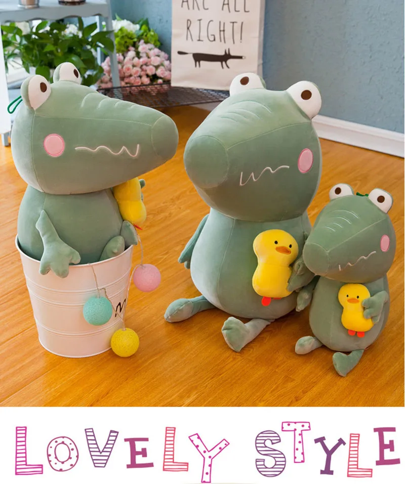 1pc 25/35/45cm Simulation Crocodile Plush Toys Stuffed Soft Animals Plush Cushion Pillow Doll Home Decoration Gift for Baby