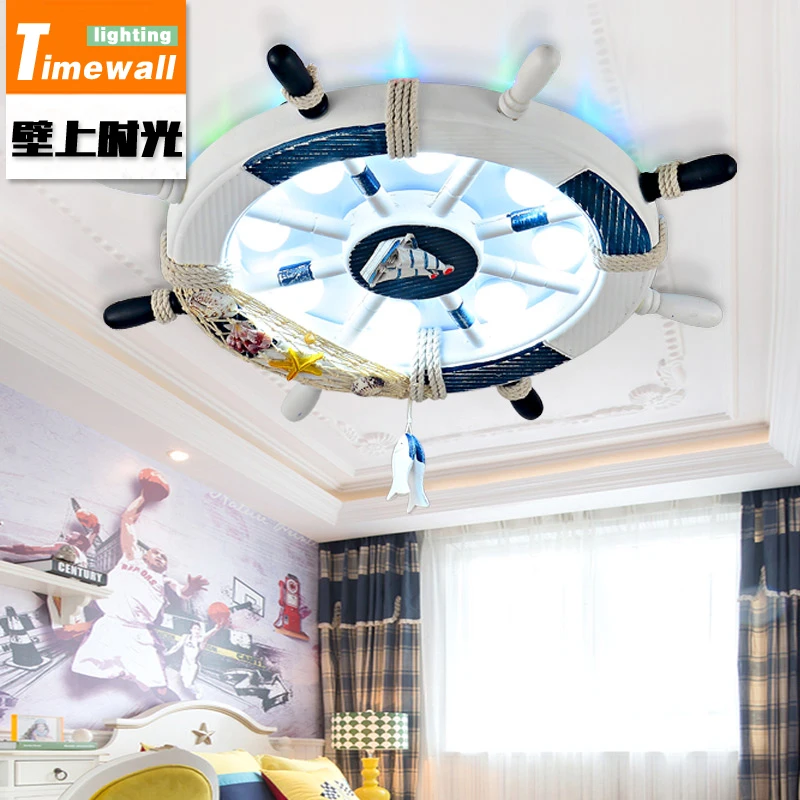 CM051 authentic pirate ship rudder light LED children's ...
