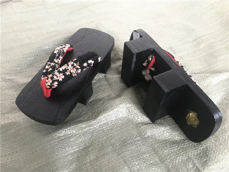 WHOHOLL, японское аниме, Наруто, цельный, Nezuko, костюмы для косплея, Coser, традиционный японский гэта, деревянный, 5 см