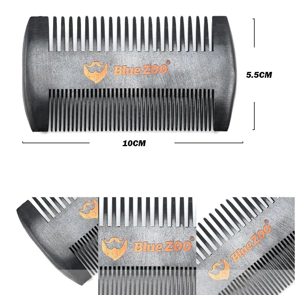 Мужская двухсторонняя форма для бороды шаблон для укладки гребень для бороды Антистатическая расческа для бритья
