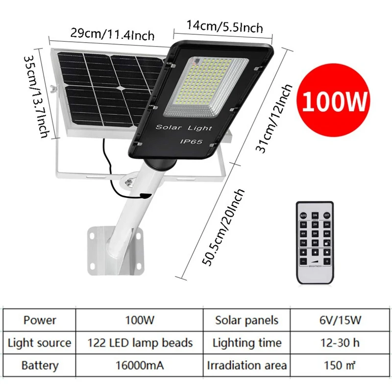 100W