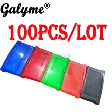 100 шт./партия,, 5 цветов, выберите подходящий для GameboyAdvance игровой картридж, Корпус Корпуса, чехол, консоль GBO Boy Advance