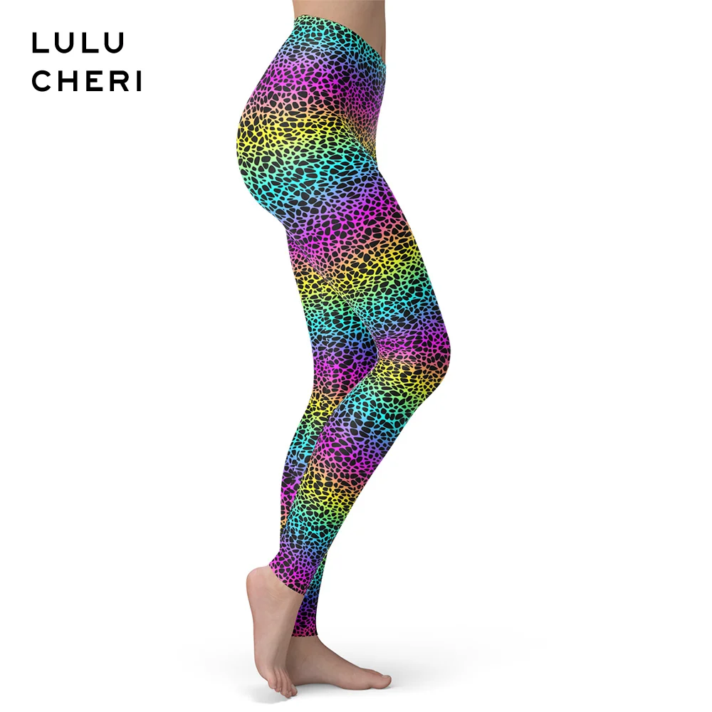 

2019 Summer Leopard Leggings Women Gothic Sexy Brushed Buttery Soft Milk Breathable Elastic Trousers Athleisure Fitness Pants