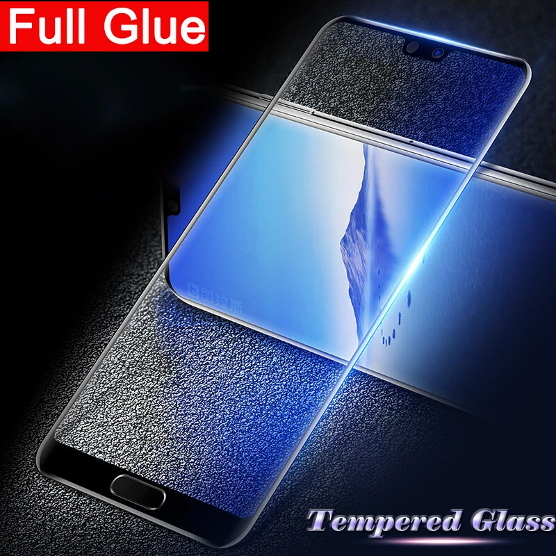 

Full Cover Curved Full Glue Tempered glass for Huawei P20 P10 Lite Pro screen Protecter on honor p 20 10 p10lite light safety