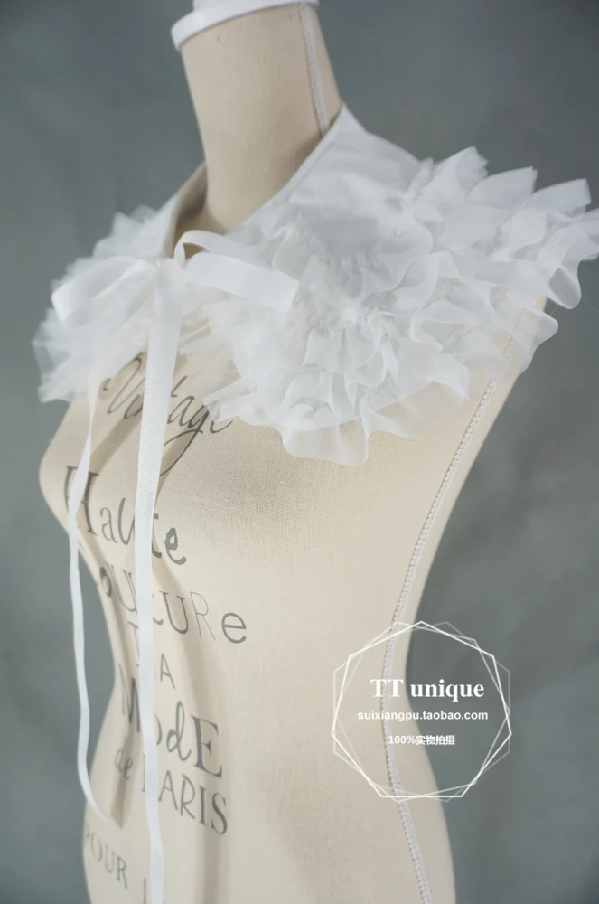 New cloak women blouse false collar women accessories fake Detachable shirt autumn organ plait large shawl elegant beauty class