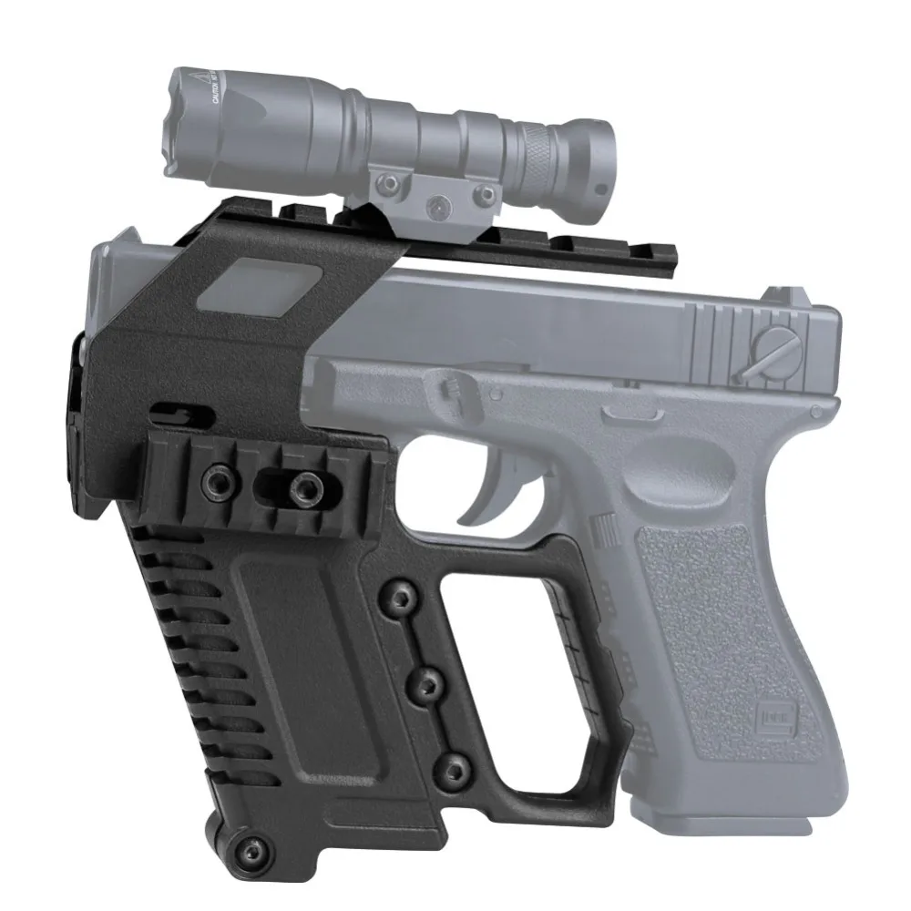 Тактический Пистолет Карабин Комплект Glock серии база для рейки загрузочное устройство для Glock G17 18 19 пистолет Rail аксессуары для горной охоты