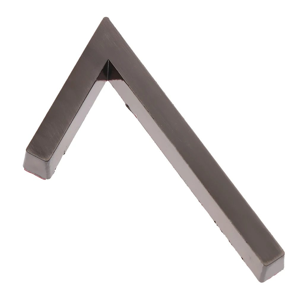 Surface Mounted Door Number Chrome Finish Digits Letter for Shop Bar House Apartment Flat Shop Hotel Display Names Numbers	