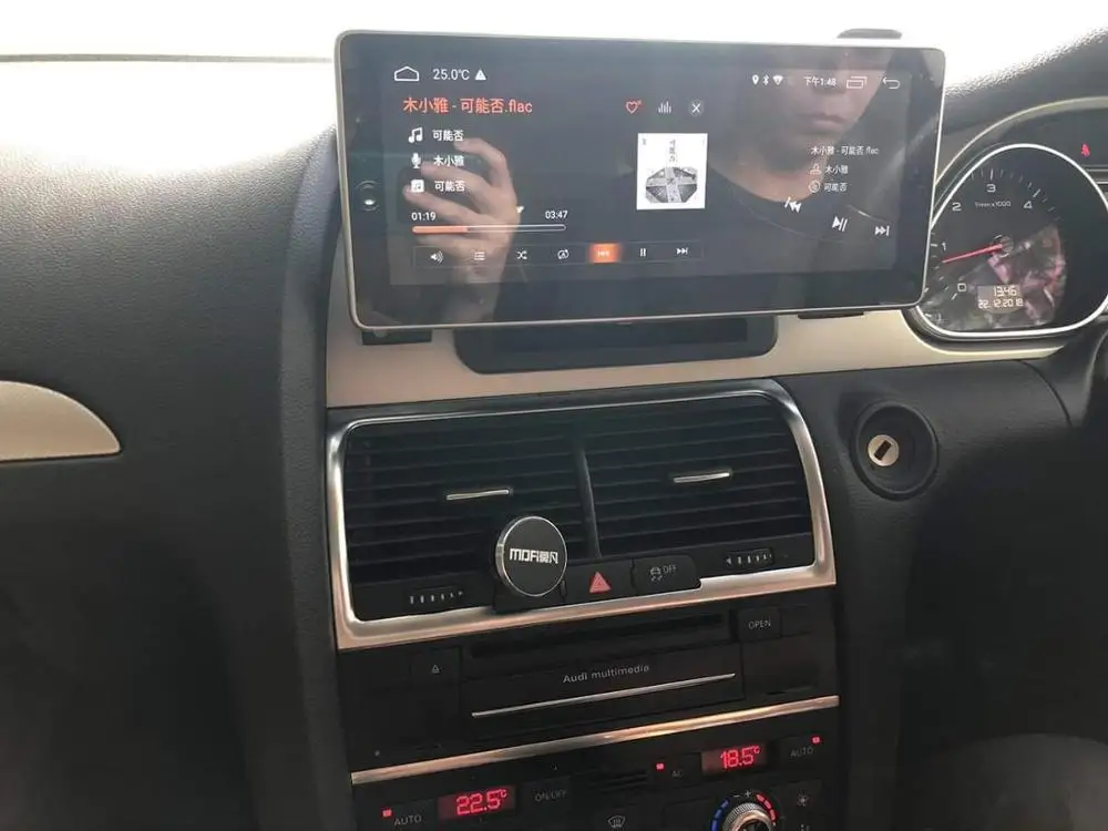 

YMODVHT 10.25inch right hand drive Android 8.1 Car GPS Navigation for Audi Q7 2006 2007 2008 2009 2010 2011 2012 2013 2014 2015